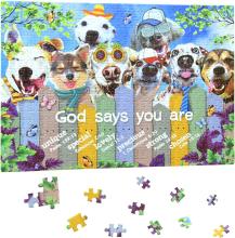 500 Piece Puzzle for Adults Happy Dog Ji...