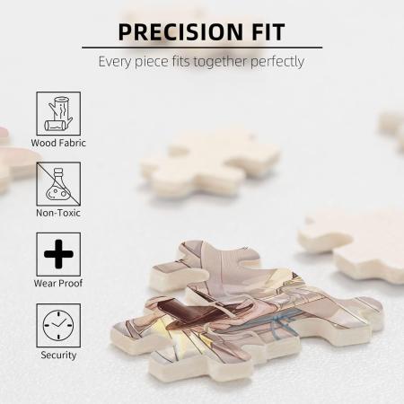 Tenkan Tifuku Jigsaw Puzzle Wooden Puzzle 300/500/1000 Pieces Anime Decorative Painting Stylish Present Christmas Gift Birthday Puzzle Room Decoration