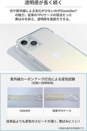 HIGHER Pocket Monsters/Pokemon Hybrid Case for iPhone 15 (All-over Pattern/Partner) (Transparent Smartphone Case Clear Case Aurora Shockproof Antibacterial Yellowing Resistant iPhone 15)