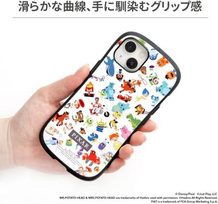 iFace First Class Disney/Pixar Character iPhone 15 Case (Toy Story/Cloud Pattern) (iFace iPhone 15 Cover, Shockproof, Character, Strap Hole)