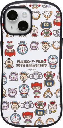 iFace First Class Fujiko F Fujio 90th Anniversary iPhone 15 Case Shockproof (Pop) (Shock Absorbing iFace Character with Strap Hole for iPhone 15 iphone15)