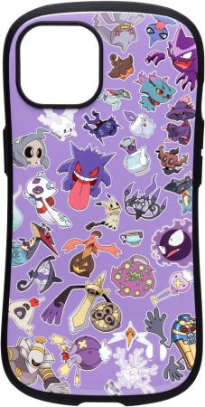 Pocket Monsters/Pokemon iFace First Class iPhone 14 Case (Purple) (iFace iPhone 14 Cover Korea Shockproof Strap Hole)