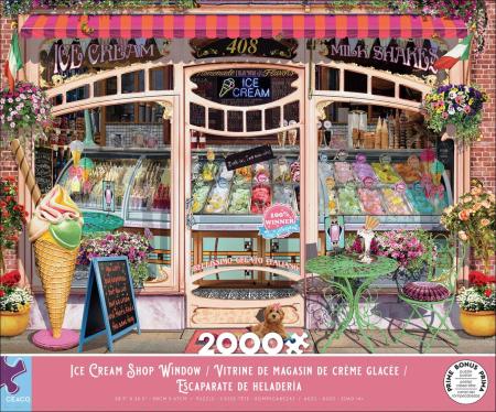 Ceaco – Ice Cream Shop Window – 2000 Piece Jigsaw Puzzle