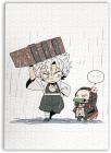 Demon Slayer: Kimetsu no Yaiba Kamado Nezuko Jigsaw Puzzle, 1000 Pieces, Wooden Puzzle, Character Puzzle, Anime, Decorative Painting, Moe Goods, Children, Educational Toys, Students, Adults, Decompression, Birthday, Christmas Present, Beginner's Gift, Wall Decoration, Room Decoration (75x50cm)