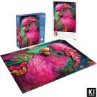 KI Puzzles 550 Piece Puzzle for Adults Queen's Aviary - Petra RomantzArt Bird Jigsaw Puzzle 24X18 Multicolor