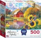 Cra-Z-Art Rose Art Abraham Hunter Green Mountain Farm 500 Piece Jigsaw Puzzle
